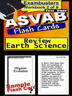 cover image of ASVAB Test Earth Science Review&#8212;Exambusters Flashcards&#8212;Workbook 2 of 8